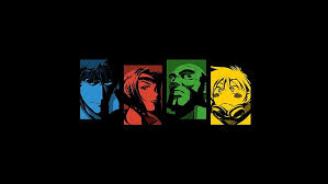 Ecran de veille et ecrans de veille. 1280x1024px Free Download Hd Wallpaper Cowboy Bebop Black Background Spike Spiegel Jet Black Faye Valentine Wallpaper Flare