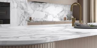 Natural stone like this beautiful calacatta 2 in. Porcelain Stoneware Kitchen Tops Calacatta Marble Infinity The Engineered Surface