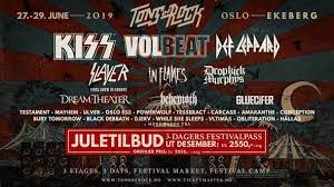 Det skulle vi overgå til de grader i 2020, og videre i 2021. Slayer To Play Final Show In Norway At Tons Of Rock 2019 Lineup Includes Kiss Def Leppard Behemoth Volbeat Dream Theater And More Bravewords