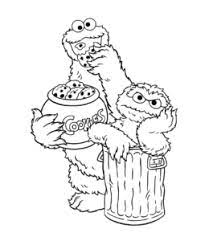 About the monster and aliens does your child love cartoons that revolve around monsters and aliens? Cookie Monster Coloring Pages Playing Learning