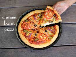 Cheese Burst Pizza Recipe How To Make Dominos Cheese Burst Pizza