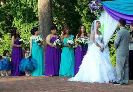 44 Stunning Purple And Turquoise Wedding Ideas Vis Wed Purple Turquoise Wedding Turquoise Wedding Purple Bridesmaids