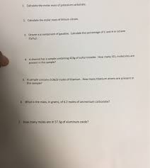 Average atomic mass weighted averages. Solved 1 Calculate The Molar Mass Of Potassium Carbonate Chegg Com