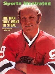 It's with saddened hearts that we bid farewell to a true hockey legend,  Bobby Hull. His passing marks the end of an era in the sport, and his  impact both