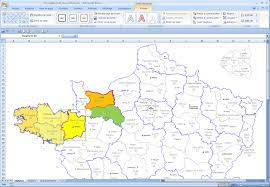 Carte de france départements excel modifiable gratuite. Carte Departements De France Pour Word Et Excel Modifiable