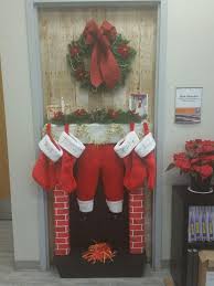 Christmas Santa Stuck In The Chimney Door Decorations Christmas Door Decorating Contest Christmas Door Decorations Door Decorations Classroom Christmas
