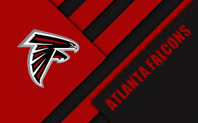 Atlanta falcons line pattern black officially licensed removable wallpaper. Download Wallpapers Atlanta Falcons 4k Logo Nfl Red Black Abstraction Material Design American Football Atlanta Georgia Usa National Football League B Atlanta Falcons Atlanta Falcons Wallpaper Material Design