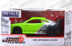 The first two generations (1g and 2g) share the automobile platform and parts with the rebadged eagle talon and plymouth laser captive imports. Jdm Tuners 1995 Mitsubishi Eclipse Green Diecast Car Hi Res Image List