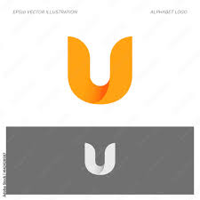 All pictures are free to use. U Alphabet Abstract Origami Letter Logo Vector Stock Vector Adobe Stock