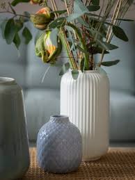 Stilren Vase White Ikea In 2021 Vase White Ceramic Vases Colored Vases