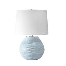 Nuloom 26 In Laguna Glass Coastal Blue Table Lamp With Shade In 2020 Table Lamp Blue Lamp Blue Table Lamp