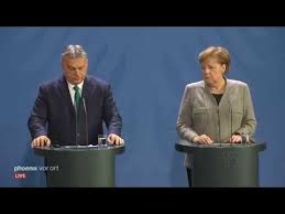 Seine regierungspolitik mit im gespräch: Pressekonferenz Mit Angela Merkel Und Viktor Orban Youtube