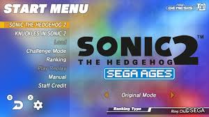 Visit esrb.org for rating information www.sonicthehedgehog.com. Sega Ages Sonic The Hedgehog 2 Review Adding To An Already Great Game
