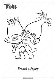 Check spelling or type a new query. Printable Trolls Branch And Poppy Pdf Coloring Page