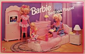 Barbie Bedroom Playset 1993 Mattel With Original Box Used Barbie Bedroom Barbie Playsets Barbie