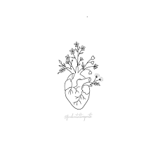 Tattoos By Emma On Instagram Make Your Heart The Most Beautiful Thing About You Line Art Tattoos Art Tattoo Heart Tattoo