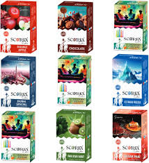SCORIA Superior Hookah Double Apple, Brain Freezer, Dubai Special, Kesar  Pan, Pan Kiwi MInt, Chocolate Flavour & 3 Box Filter (Pack Of 9) :  Amazon.in: Home & Kitchen