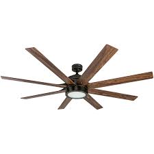 It also has an led light kit, which offers a brighter light. Honeywell Xerxes 62 Oil Rubbed Bronze Led Remote Control Ceiling Fan 8 Blade Integrated Light Walmart Com Walmart Com