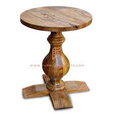 The thing is, you might now suddenly be in the market for a sturdy, durable coffee table that's easy to clean and down for heavy use. Buy Fr Tables Series Solid Wood Round Dining Table With Turned Pedestal Base Online Wooden Pedestal Tables Hotel And Restaurant Tables Commercial Furniture Furnitureroots Product