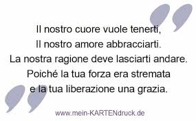 Trauerspruch Italienisch Il Nostro Cuore Vuole Tenerti Spruche Trauer Trauer Texte Trauer