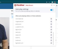 에디터 평가 별 4, 5개. Mcafee Antivirus Web Boost Warning For Video Auto Play Bigmarker