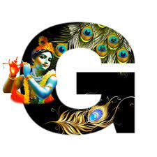 And does the distinction even matter? English Alphabets With Lord Krishna Image