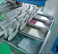 Impresoras tampográficas de 4 colores con transportador de tampón y 14  plantillas