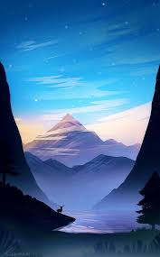 Bullet Journal April Scenery Wallpaper Fantasy Landscape Landscape Illustration Nature wallpapers 4k hd for desktop, iphone, pc, laptop, computer, android phone, smartphone, imac, macbook, tablet, mobile device. scenery wallpaper