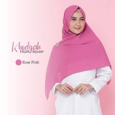 Written by botak on sunday, 6 january 2013 | 08:04. Jilbab Segiempat Khodijah Hijab Qistinisa Rose Pink Diamond Italiano Premium Shopee Indonesia