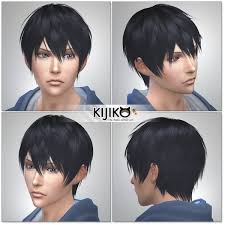 Leahlillith rhea hair pushed back ⚰️. Kijiko Sims S Hairstyles Sims 4 Hairs