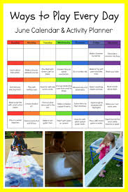 Calendar for guys, girls, moms, students digital art printables printable checks calendar printables calendar monthly calendar owl theme inexpensive prints free coloring pages monthly. Ways To Play Every Day June Activity Calendar For Preschoolers The Preschool Toolbox Blog