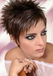 Moreover, they suit women as thick hair as well as girls with thin hair. Pin By Nil Temeltasi On Hair Designs Short Cropped Hair Short Spiky Haircuts Crop Hair