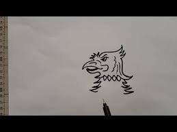 Ilustrasi burung hitam terbang, kawanan burung, burung, sud. Cara Membuat Kepala Burung Garuda Youtube