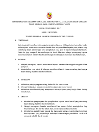 Laman blog cikgu tan cl karangan cemerlang pelajar tahap. Kertas Kerja Hari Anugerah Cemerlang 2017sarah Docx