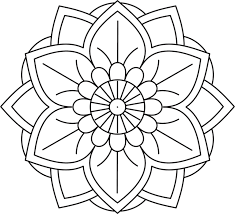 Children love to know how and why things wor. Easy Mandala Coloring Pages Free Printable Flower Mandalas