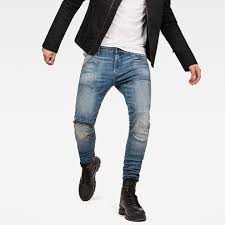 Calça Jeans Com Faixa Do Lado 5620 G Star Elwood 3d Zip Knee Super Slim Jeans G Star Slim Jeans Jeans
