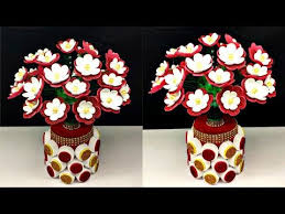 Nah, cobalah untuk membuat vas bunga sendiri dengan memanfaatkan botol bekas minuman. Cara Membuat Bunga Dari Botol Plastik Beautiful Flower Pot Making At Home With Plastic Bottle Youtube Kerajinan Tutup Botol Botol Plastik Ide Kerajinan