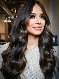 Long Brown Wigs Amazing Synthetic Lace Front Wig Wavy Long Wigs