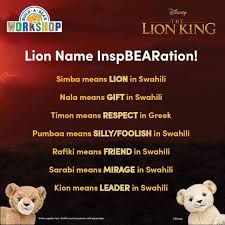 Pin By Jo Joseph On Just The Facts Lion King Swahili Names Mean Friends