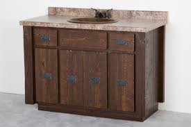 Remodeling or building a bathroom? Barnwood Bathroom Vanity With Formica Viking Log Furniture
