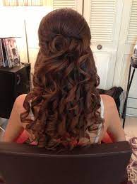 Pin By Nicole Ulmer On Be Gorgeous Bridal Hair Styles Quince Hairstyles Hair Styles Homecoming Hairstyles