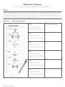 Download a free molecular geometry table to make your document professional and perfect. Molecular Geometry Worksheet Pogil Activities For High School Chemistry Printable Pdf Download
