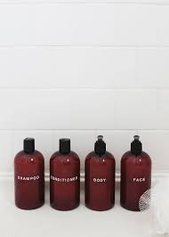 Diy Pretty Shampoo Bottles Almost Makes Perfect Shampoo Bottles Diy Shampoo Diy Bathroom