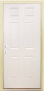 Mastercraft Primed Steel 6 Panel Exterior Door System At Menards