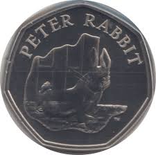 2016 Mrs Tiggy-Winkle Official Circulated 50P Coin
