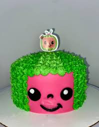 Check out this 100% buttercream coco themed birthday cake! Cocomelon Birthday Cake And Smash Cake Stacy Cakes Llc Facebook