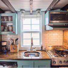 Instagram Photo By Tiny House Blog Jul 2 2016 At 2 20am Utc Tiny House Kitchen Tiny Kitchen Design Kitchen Design Small