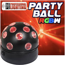 Party Ball Rgbw Rotating Led Disco Ball Effect Adkins Professional Lighting