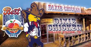 For over 50 years now, the town and the university have changed, but the Dixie  Chicken has remained timeless – generations of Aggies have walked through  the same swinging doors for a