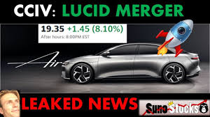 So i have one more piece to this big big speculation of the spac merger with cciv and lucid motors. Cciv Spac Merger W T Lucid Alert Bloomberg Terminal Leaked Preliminary Info Negotiating Terms Youtube